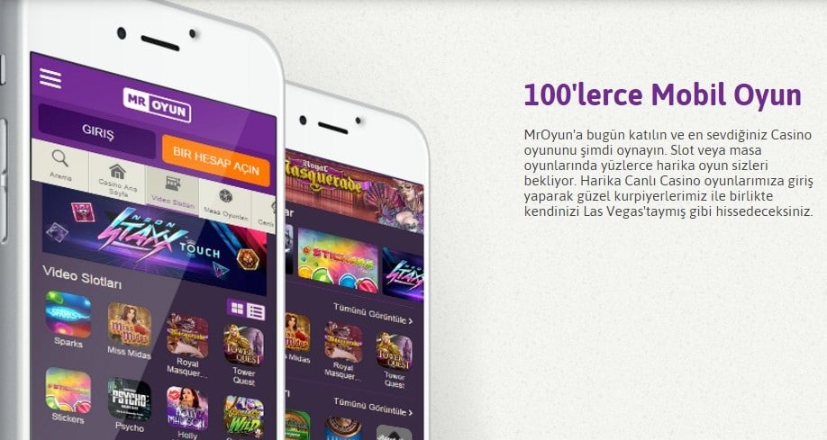 mroyun casino oyunlari secenekleri nelerdir